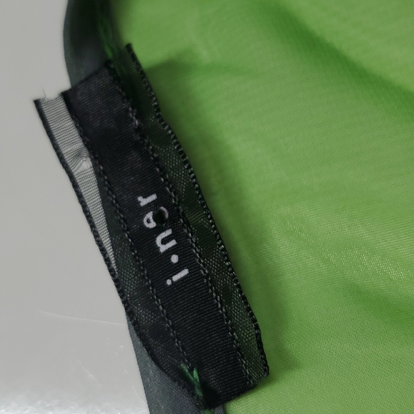 I.Ner Ombre Gren and Blue Sheer Maxi Dress - Picture 5 of 10